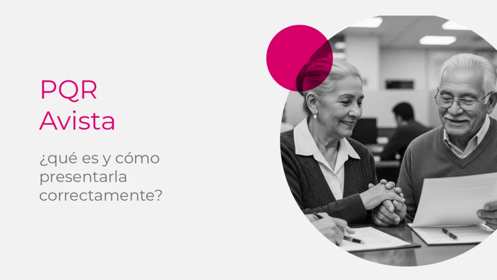 Pareja de pensionados poniendo una PQR